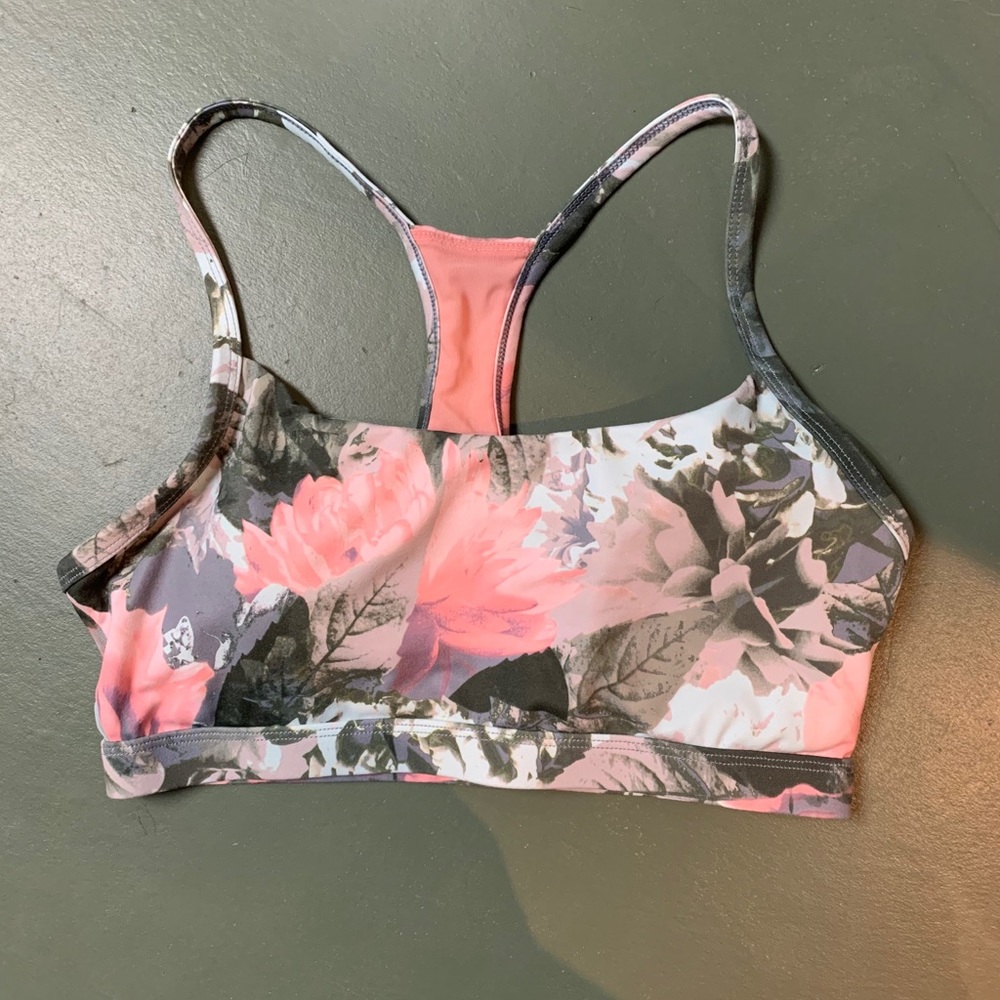 Fabletics Floral Camo Sports Bra